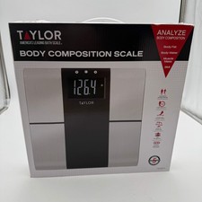 Taylor Body Composition Scale Silver New In Box
