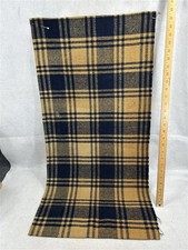 antique homespun table runner plaid  wool 18x...
