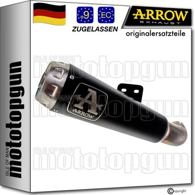 ARROW AUSPUFF ZUGELASSEN PRO-RACE NICHROM SCHWARZ KAWASAKI Z125 Z-125 2020 20