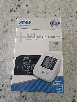 #ad #ad Deluxe Blood Pressure Cuff Monitor Aamp;D Medical Life Source UA 651W AC Automatic $17.99