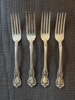 New ListingTowle Old Master Sterling Silver Dinner Forks Set of 4 Monogram V