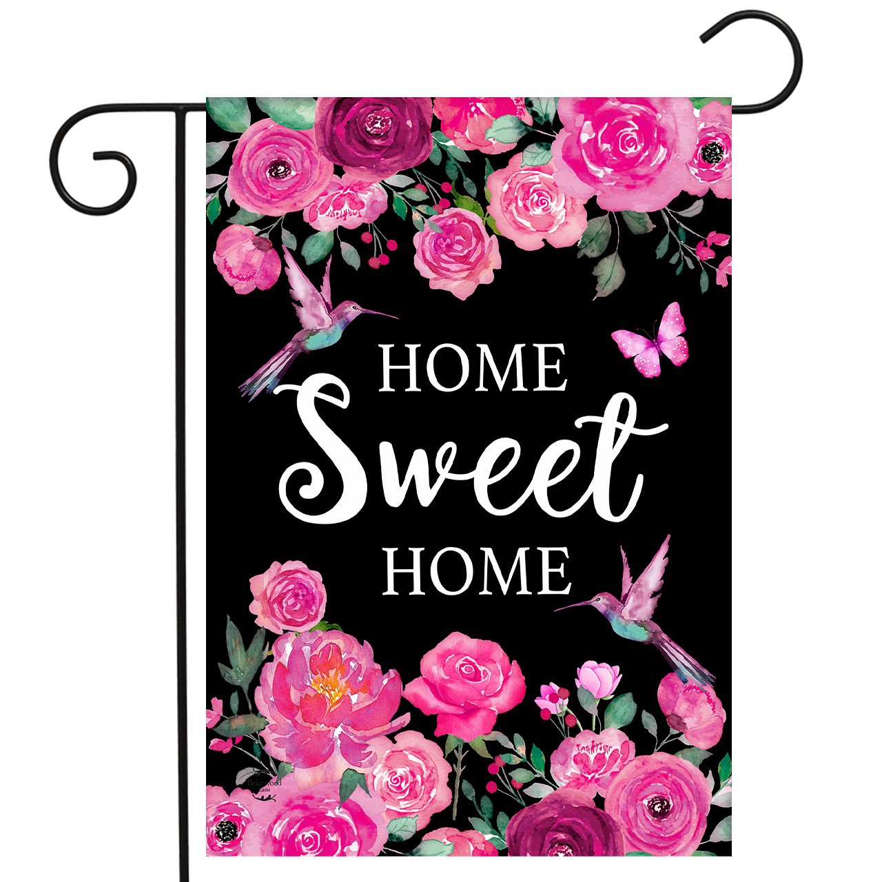 Briarwood Lane Home Sweet Home Hummingbirds Garden Flag