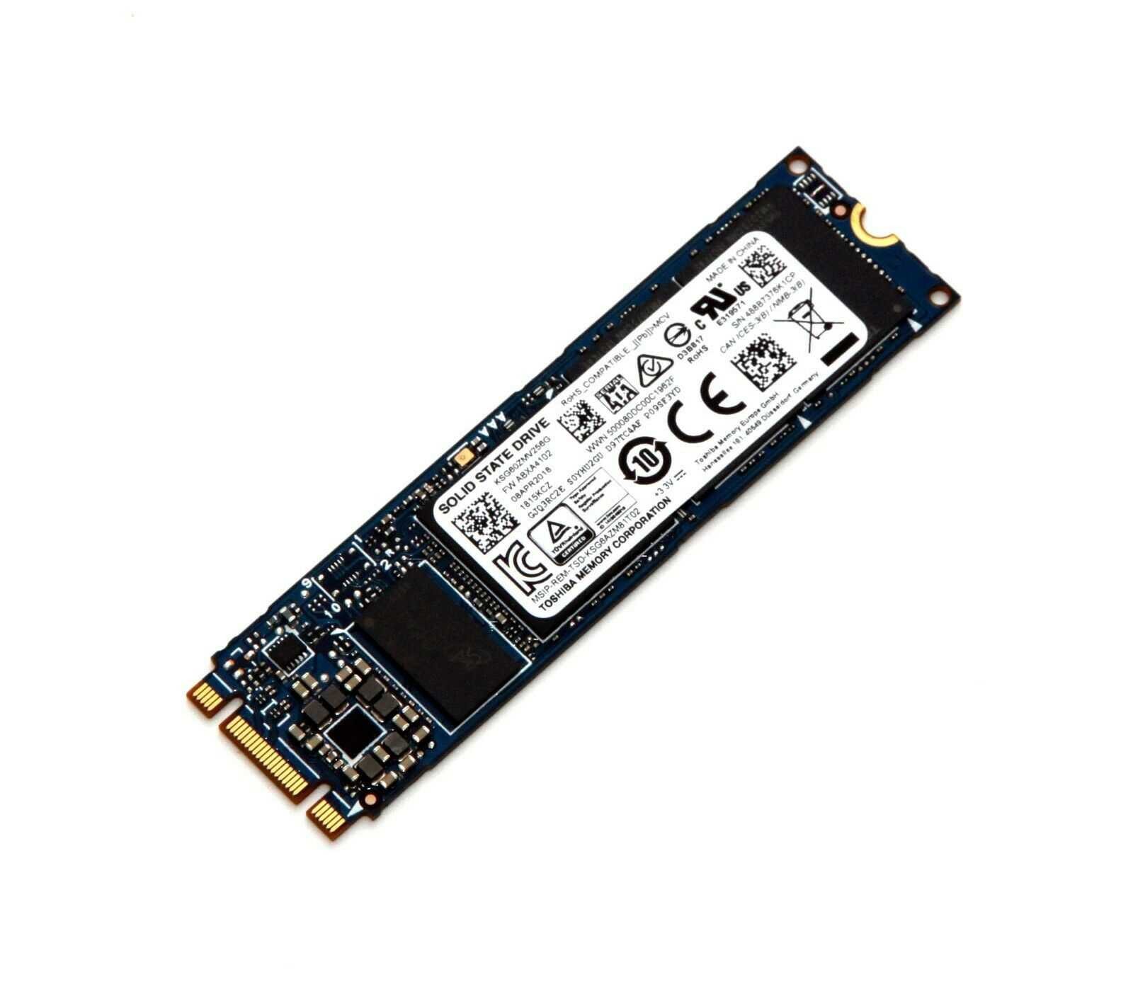 Dell 0VFR5T Toshiba KSG60ZMV256G 256GB SATA M.2 2280 SSD VFR5T. Available Now for $12.49