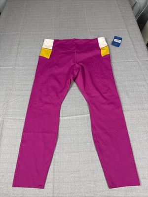 Brooks Mauve/Sand/Sundial Method 7/8 Tights Women's Size XL  Workout NWT