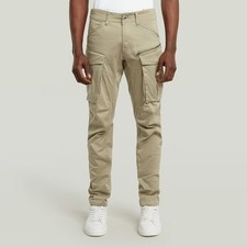 G-Star Raw Rovic Zip 3D Regular Tapered Cargo Pants Mens 31x32 Elephant Skin New