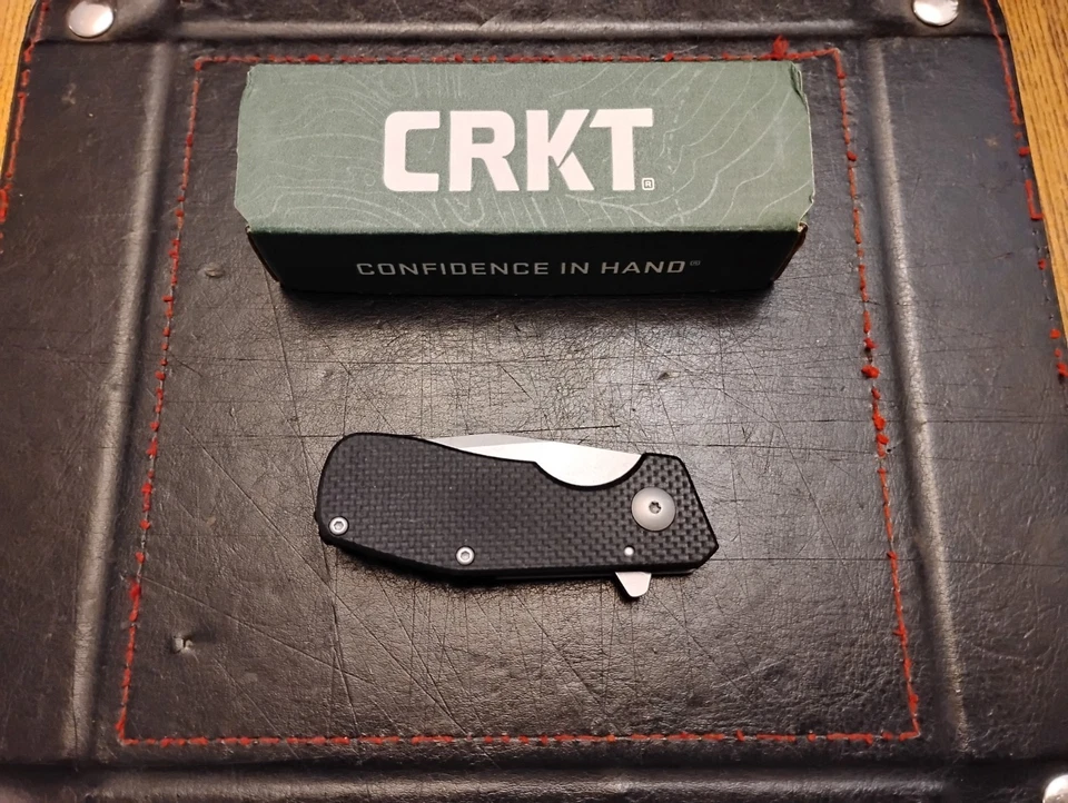 CRKT Razelcliffe Compact Knife Ball Bearing Pivot G10 Handle 2" D2 Blade 2.4 OZ - Image 3 of 4