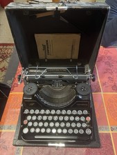 CONTINENTAL Reise Schreibmaschine Wanderer Werke Typewriter 1940 Schwarz