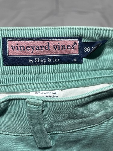 Vineyard Vines Pants Mens 36x30 Greenwich Green Club Pant Preppy Chinos Slacks - Picture 3 of 12