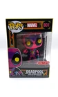 Funko Pop! Marvel Deadpool #801 Black Light Target Exclusive W/Protector!!