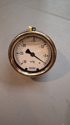 #ad Wika Vacuum Guage 30 0 In.hg Compound Pressure Gauge $150.00