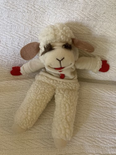Lamb Chop Vintage Hand Puppet Shari Lewis Plush Toy 11" Kids Tv Soft Toy