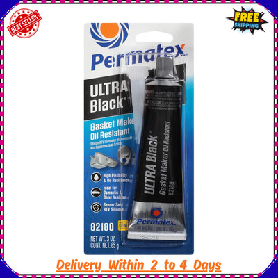Permatex Ultra Black Maximum Oil Resistance RTV Silicone Gasket Maker 3 oz.