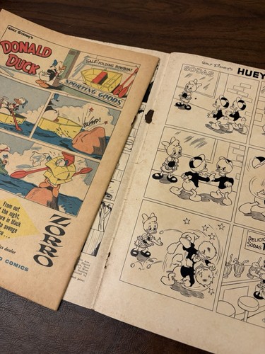 Walt Disney's Donald Duck #58 Dell 1958 bande dessinée graphique mars/avr. Problème, pauvre - Photo 6/13