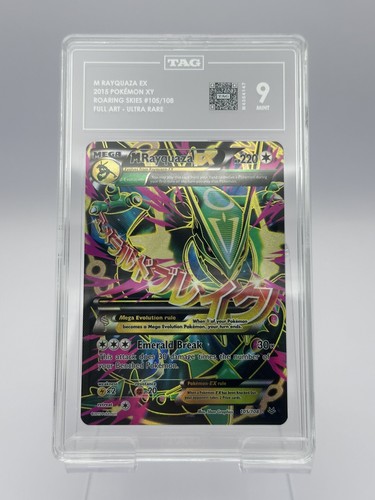 M Rayquaza-EX graded TAG 9 for sale on eBay