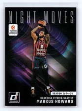 Markus Howard 2024-25 Donruss EuroLeague #2 Night Moves Case Hit SSP