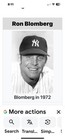 New York Yankees Ron Bloomberg Historic 1st DH in MLB History Signed 8x10 Photo — photo 3