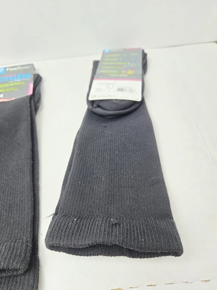 Fox River Mujer Calcetines Scubs 2 Pares NUEVO Negro Talla Mediana Foto 2 de 4