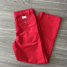EUC BOYS VINEYARD VINES RED CORDUROY PANTS SZ 14 holiday fun t4