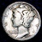 1926-S MERCURY DIME......FREE SHIPPING!........MIN. BID .01 & NO RESERVE!