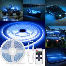 Blue LED Auto Car Interior Decor Atmosphere Wire Strip Light Lamp Accessories