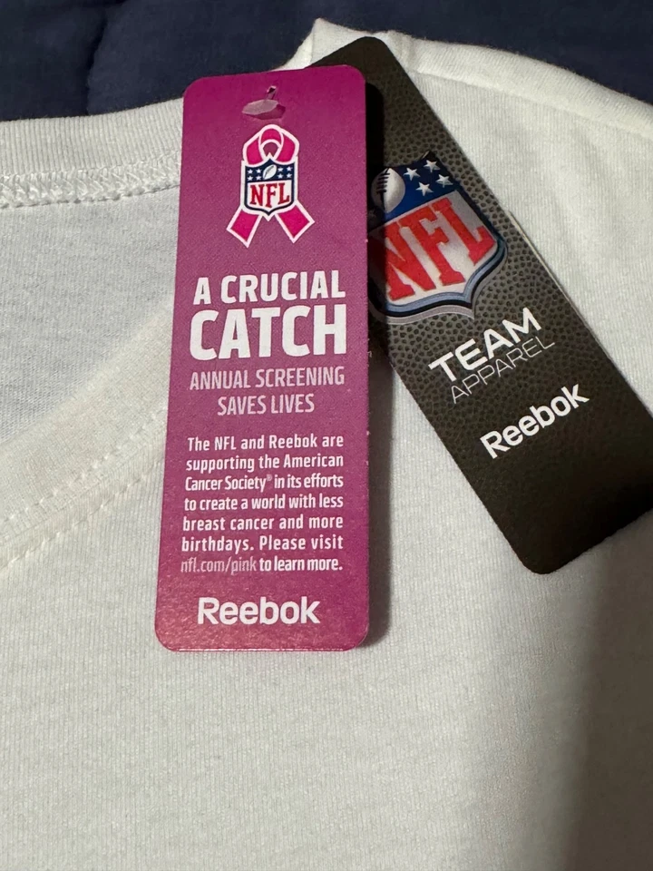 Camisa Pittsburgh Steelers Cáncer de Mama Una Atrapa Crucial Para Mujer Talla XL Nueva con Etiquetas Foto 3 de 4