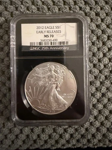 2012 Early Releases American Silver Eagle  $1 NGC MS70
