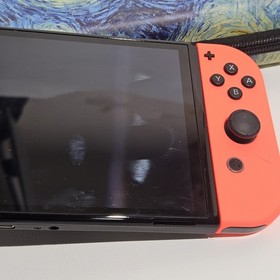 Nintendo Switch OLED Console Gaming System & Joy Cons HEG-001 Clean Tested