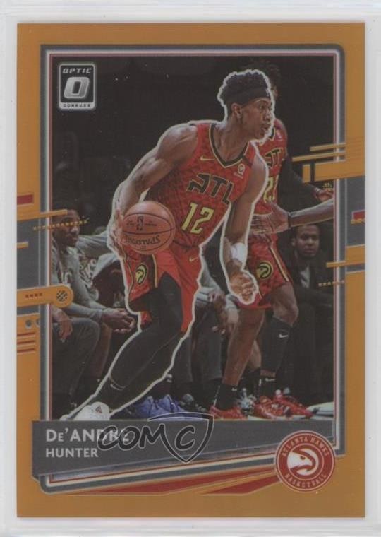 2020-21 Panini Donruss Optic Orange Prizm 186/199 De'Andre Hunter #84 0z0n