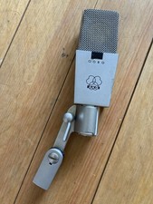 Vintage AKG C414 EB LDC Microphone Mic With Clip