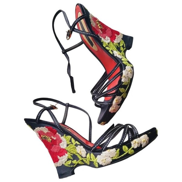 Women Mario Bologna Heels Black 37.5