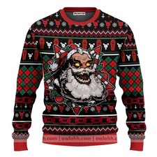Hail Santa Merry Hexmas Ugly Sweater Partyugly sweater ideas Ugly Christmas Swe