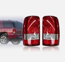 For 2000-2006 Chevy Tahoe Suburban Gmc Yukon Denali Red Tail Lights Brake Lamps