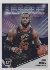 2018-19 Panini Donruss Optic League Leaders Purple Prizm LeBron James #9 d5c