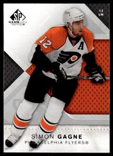 2007-08 SP Game Used ! Simon Gagne Philadelphia Flyers #28