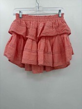 Pre-Owned Love Shack Fancy Orange Size Small Mini Skirt