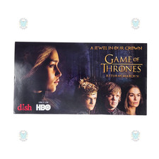 2013 GAME OF THRONES Print TV Advertising Mailer GOT DishNetwork HBO
