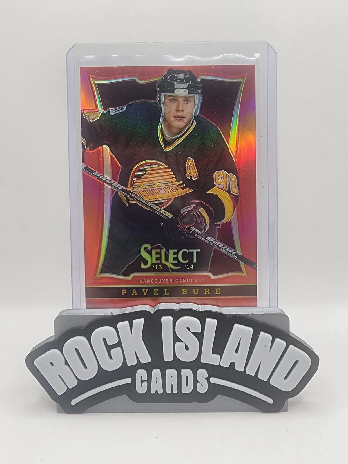Pavel Bure 2013 Panini Select #180 Red Prizm 25/35