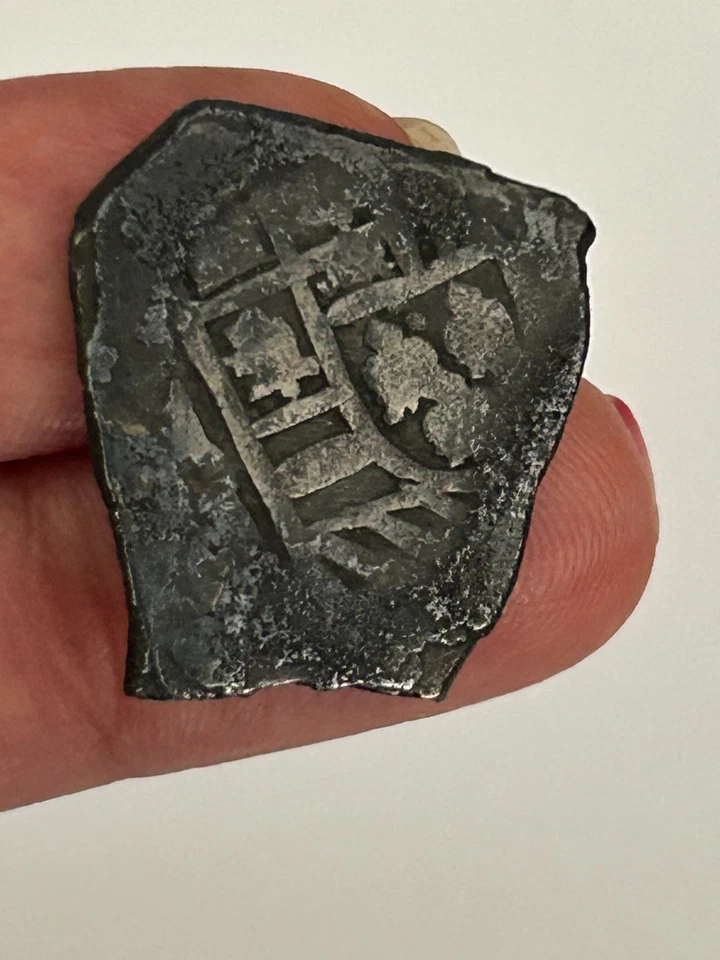 Mexico Silver 2 Reales Cob Avg Circ / 1500-1650's - Image 2 of 3