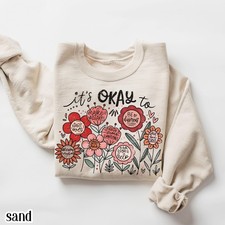 Teacher Sweatshirt Special Education Floral Sweater Mental Health Diversity Pull