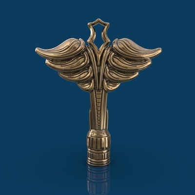 Icarus - Solid Bronze Drum Key