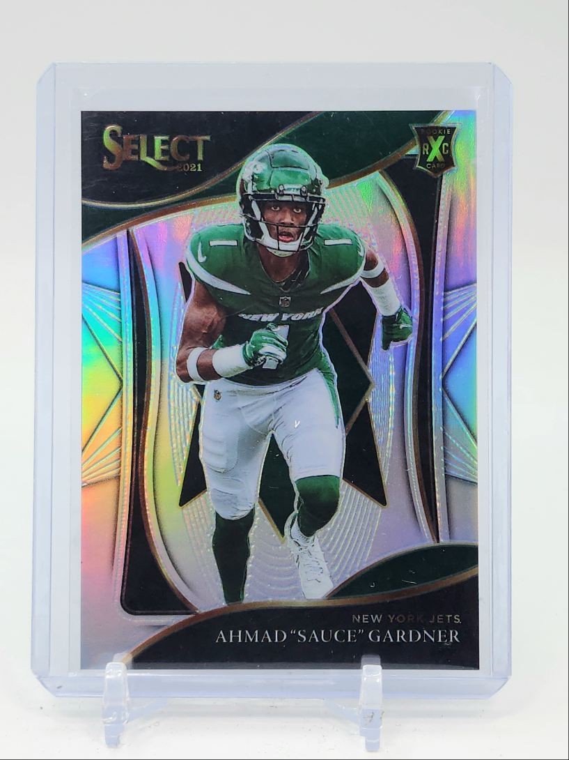 AHMAD "SAUCE" GARDNER 2021-22 SELECT XRC ROOKIE PRIZM SILVER RC Q4935