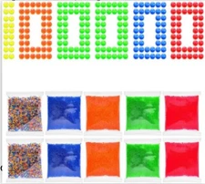 100,000 7mm-8mm Color Gel Blaster Ammo/gel Balls - Refill Any Gel Blaster!