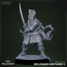 Hellswake Wayfarer - Tiefling Ranger - Pose 3  Mammoth Factory  D D  25mm