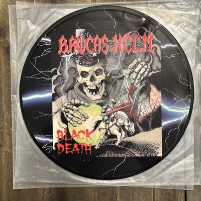 Brocas Helm Black Death LP, Album, Ltd, Pic, RE 2002 Heavy Metal 