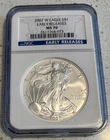 2007 W $1 American Silver Eagle Dollar NGC MS70 Early Release