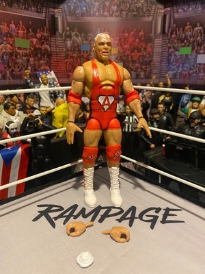 Kurt Angle WWE Elite Defining Moments w/ Extra Head, Hands & Shaving Cream