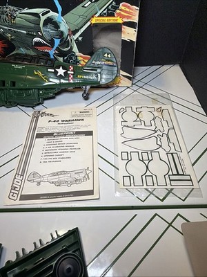 ミリタリー G.I. Joe P-40 Warhawk SPECIAL EDITION G.I. Joe Sgt. Savage P-40 Warhawk Airplane Special Edition 1994
