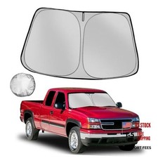 Windshield Sun Shade Foldable Sun for 1999-2006 Che-vrolet/Chevy Silverado