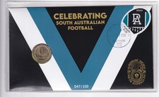 AUSTRALIAN PNC: 2023 $1 AFL PORT ADELAIDE COIN CELEBRATING S.A FOOTBALL  #M3830