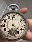 Waltham Antique Silver Pocket Watch 21 Jewels Mechanical 845